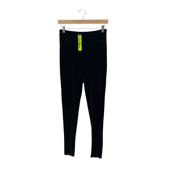NWT Sam Edelman High Waisted Velvet Leggings in Black Size S - Picture 4 of 11